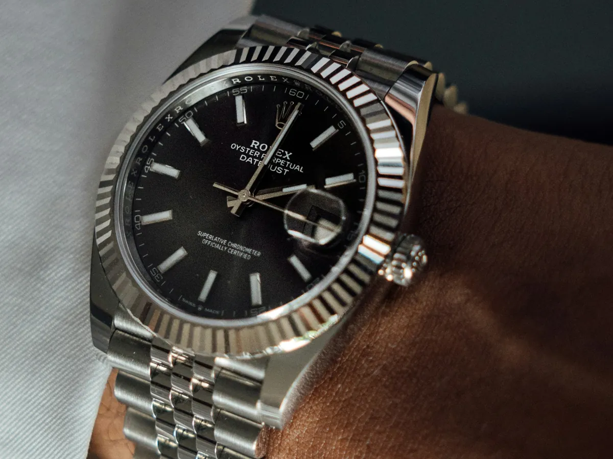 Rolex Datejust 41 126300 (representative Datejust photo, not this exact reference)